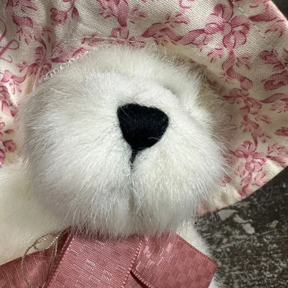 Vtg 2001 Boyds ~ Hope Bearywell 8”‎ ~ Longaberger Excl. Breast Cancer #94636LB
